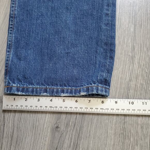 Carbon2Cobalt Jeans Mens 38 Blue Denim Straight Leg Selvedge - Picture 9 of 10